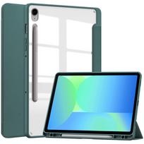 For Samsung Galaxy Tab S10 FE SM-X520 X526B With Pencil Holder Case For Galaxy Tab S10 FE / S9 FE 10.9 inch Tablet Cover Tab S9 (11 inch) blue
