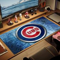 Chicago Cubs Print  Cushion Non-slip Laptop Tablet Big Mousepad XXL Mat Mini PC Playmat With Lock edge 40cmx90cm(15.7x35.4inch)