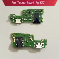 Mobile Phone Charging Dock Connector for TECNO Spark 7P KF7J Charging Port Flex Board Replacement Parts Spark 7P KF7j gray