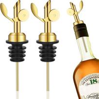 304 nerūdijančio plieno alyvuogių aliejaus kamščio dangtelio dozatoriaus snapelis padažui actui automatiškai atidaromas pilstymo antgalis vyno alkoholio butelio kamštis