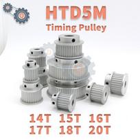 HTD 5M Timing Pulley 14T 15T 16T 17T 18T 20T 14Teeth 15Teeth 16Teeth 17Teeth 18Teeth 20Teeth Synchronous Wheel HTD5M Belt Pulley For Belt Width 10mm