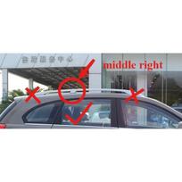 1 vnt. tik sidabrinis plastikinis stogo bagažinės dangtelis, tik „Captiva“ 2008–2017 m. Bagažo dangtelio sandariklis Automobilių aksesuarai middle right gray