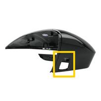 DinCh For VW Volkswagen ID4 ID.4 -2025 Side Rear View mirror Cover Rearview mirror Lid shell Turn signal lens glass base cover black hole LH