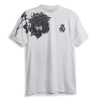 Y-3 X Real Madrid Warm Up Rose-print T-shirt IS0046 S white