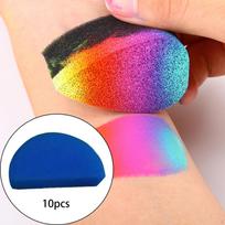 10 Pieces Body Paint Sponge Bulk Face Sponges for Kids Reusable Painting red