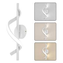 Minimalistinis LED sieninis šviestuvas Nordic miegamojo lovos šviestuvas dekoratyvinis vidaus šviestuvas tricolor light balta