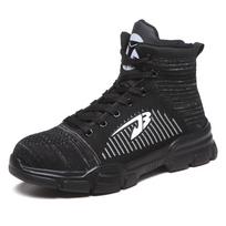 Wholesale Lightweight Breathable Men Anti-smashing Steel Toe Shoes Industrial Construction Unisex Safety Work Shoes 49 balta