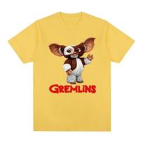 ZX Tee Gremlins Gizmo Kawaii T-shirt Women Crew Neck T Shirt New TEE TSHIRT Womens Tops Graphic T Shirts Women Clothing gothic tops XL brown