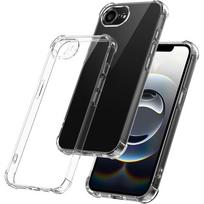 Clear Case For iPhone 16e Case With Reinforced 4 Corners Transparent Drop Protection Soft TPU Shockproof Phone Case for iPhone 17 15 14 13 12 Pro Max For iPhone 17 Pro max balta