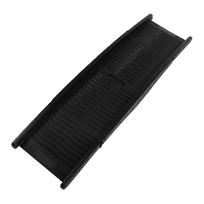 Car Dog Ramp Folding Pet Ramp Portable Outdoor Dog Stair Ramp with Anti Slip   for SUV Sedans Truck black