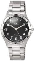 Seiko Watch AQPK410 Men's Alba Sports Watch, Water Resistant (10 ATM), Domed Inorganic Glass, Silver gray