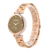 Garmin Lily dirželis Nerūdijančio plieno apyrankė Garmin Lily išmaniajam laikrodžiui Juostelės Keičiami Priedai Correa for Garmin Lily rožinio aukso spalvos