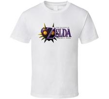 The Legend Of Zelda Majora's Mask Logo T Shirt Unisex T-Shirt XXXXL white