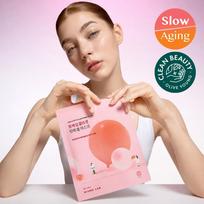 Round Lab [fast Light Elasticity Collagen Pack] Round Lab Camellia Deep Collagen Elastic Gel Mask 1 Sheet brown