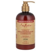 „SheaMoisture“, manukos medaus ir mapuros aliejaus intensyviai drėkinamasis kondicionierius, 335 ml (384 ml) brown