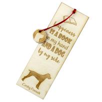 Bohemian Wire-haired Pointing Griffon, Cesky Fousek - dog bookmark, personalized bookmark, dog gadget for Art-Dog brand readers
