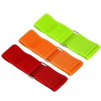 3PCS Elastic Tie Rope Three Leg Race Bands Cooperative Games For Teamwork Outdoor Activities For Kids And Adults green