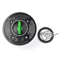 Motorcycle Keyless Fuel Tank Cap Gas Oil Airbox Cover Quick Release ZX-10R For Kawasaki ZX10R / RR 2006-2020 ZX 10R 2021-2022 black