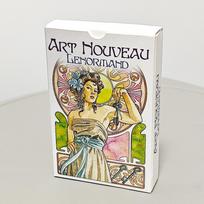 Art Nouveau Lenormand Deck Oracle 9x6cm 36pcs Cards beige