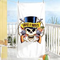Rock Band G-Guns-N R-Roses Music Towel Soft Pool Gift For Travel Gym Shower Camping Quick Dry Sports Large Beach Towels STJ40x70CM black