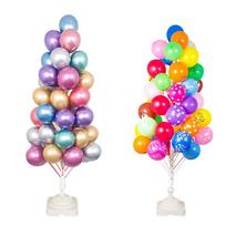 Creative Balloon Display Stand for Anniversaries and Celebrations at Tree Mall Without Balloons pink