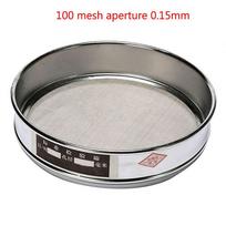 20 cm sietas su 304 nerūdijančio plieno tinkleliu mėginiams tirti ir tikrinti 100 mesh gray