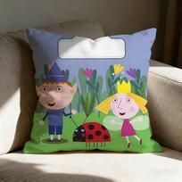 Ben And Holly's Little Kingdom Pillow Case Pillowcase, Double-sided Printed, Sofa Cushion, Bedroom Headboard Pillow 60x60cm