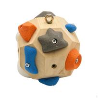 Climbing Exercise Cube Handheld Block with Grip Holds Portable for Climbers, Boulderers, beige