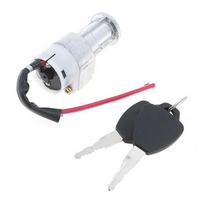 Stainless Steel E-bike Battery Lock Ignition Key Switch white