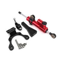 Vairo slopintuvas Stabilizatorius Motociklui Kawasaki Z900 z900 2024 Z 900 2018-2024 Slopintuvų tvirtinimo kronšteino atraminis komplektas Set A-red black