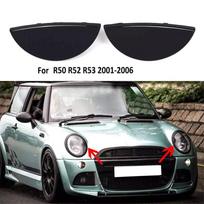Poros priekinio žibinto plovimo dangtelio dangtelis Mini Cooper R50 R52 R53 2001-2006 juoda