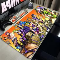Mouse Pad Xl Large Keyboard Pad Nonslip Rubber Base Mousepad Anime Jojo Gaming Accessories Office Pc Gamer Cabinet Desk Mat 800x300x3mm