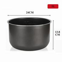 Elektrinės greitpuodžio įdėklas 1,6/3/4/5/6L Non-stick Ryžių puodo Gall Juodo kristalo vidinės dalys Puodo dalys tik Midea