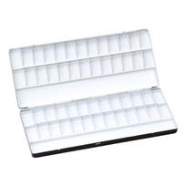 Holbein Aluminum Watercolor Palette 52 210148 No. 70, Compartments, balta