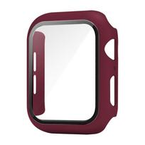 Glass+Cover For Apple Watch case 9 8 7 6 SE 3 iWatch Accessorie Screen Protector Apple watch series 44mm 40mm 38/42mm 45mm 41mm 42mm serise 1 2 3