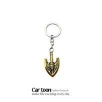JOJO's Bizarre Adventure Stone Ocean Golden Insect Arrow Pendant Keychain gray