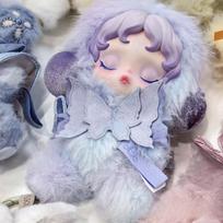 Skullpanda pliušinis raktų pakabukas su siuvinėtais bruožais kolekcionieriams ir madingiems vaikams Dream Flash gray