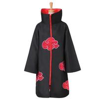 Akatsuki Uchiha Tobi Obito Akatsuki Cosplay Kostiumas Apsiaustas Kaukė Helovinas Vyras Moteris Cosplay Kostiumas Galvos Juosta Aksesuarai 135(130-145cm)&Other black
