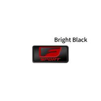 3D Metalinis F Sport emblema Automobilio Vairo Emblema Lipdukai Decals Skirta IS200 IS250 ES300 GS350 GS430 GX470 ES250 CT200h NX RX black