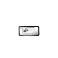 3D Metalinis F Sport emblema Automobilio Vairo Emblema Lipdukai Decals Skirta IS200 IS250 ES300 GS350 GS430 GX470 ES250 CT200h NX RX gray