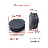 10-100mm Plastikinis galinis dangtelis vidinis kamštis apvaliems vamzdžiams