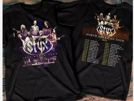 Styx Tour Concert T-Shirt, North American Tour 2025 Unisex T-Shirt S black