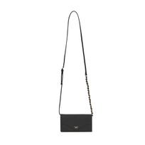 MCM piniginė ant grandinėlės Klasikinis raštas Veršio odos piniginė Pečių krepšys Didelės moteriškos piniginės Juoda MYLESAK01BK001 Basic Set (Bag+Dust Bag) gray