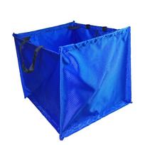 3 Color Nylon Folding Cube Rock Climbing Arborist Throw Line Rope Foldable Storage Bag for Camping Hiking Climbing Accessory mėlyna
