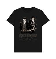 Peaky Blinders Tommy Shelby Bootleg Tshirts Unisex and Women Summer Cotton Clothing Casual Fashion Short Sleeved Tee Streetwear 4XL black