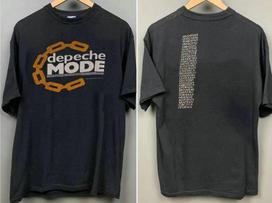 Depeche Mode Shirt, Depeche Mode Tour 2 Side Black Unisex T-shirt S-5XL L black