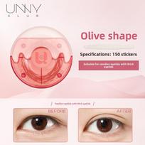 UNNY donut double eyelid tape sticker natural transparent beige stripes natural eye makeup new makeup tool self-adhesive pink