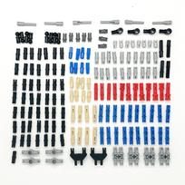Technical Accessories Bulk Brick Pin Peg Beam Axle Connector Studded MOC Multiple Size Car Technology Parts Building Blocks