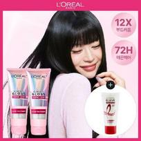 L'Oréal Paris Glycolic Gloss Reflector Hair Pack 2 pcs TR5 Hair Pack 50ml 200ml black