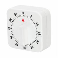 60 Minučių Laikmatis Virtuvės Laikmatis Priminimas Patogus Atgalinės Ataskaitos Laikmatis Mechaninis Laikmatis white